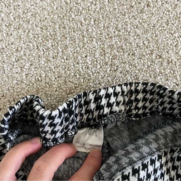 SOLD Zara Girls size 9 Houndstooth Skort - Picture 2 of 4